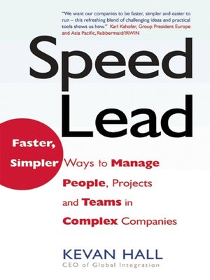 cover image of Speed Lead